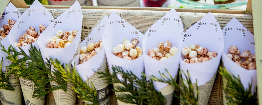 ¿Estás preparando tu boda en 2018? Alquila ya tu máquina de palomitas y sorprende a todos tus invitados con un precioso popcorn